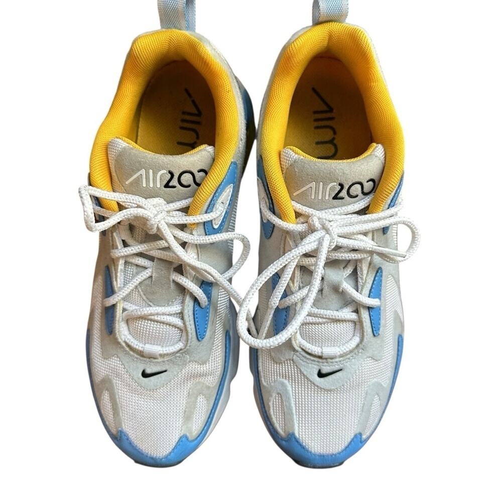 Women's NIKE Air Max 200 White/Half Blue, Size 7.5, Style: AT6175-101